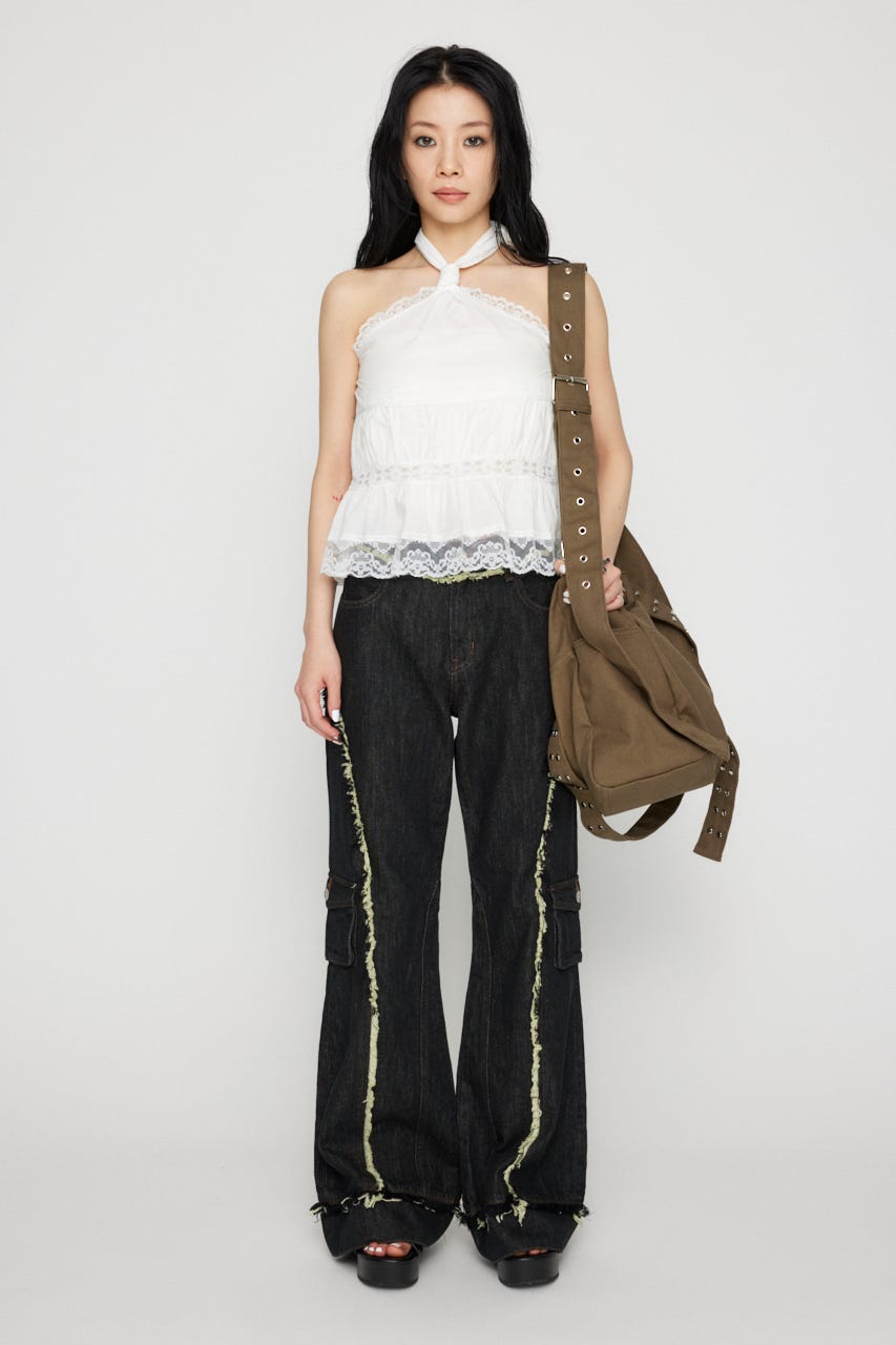 トップス tsuki chan LAGUA GEM HALTER NECK SOFT LAGUA GEM | HALTER NECK SOFT トップス (キャミソール ) |SHEL