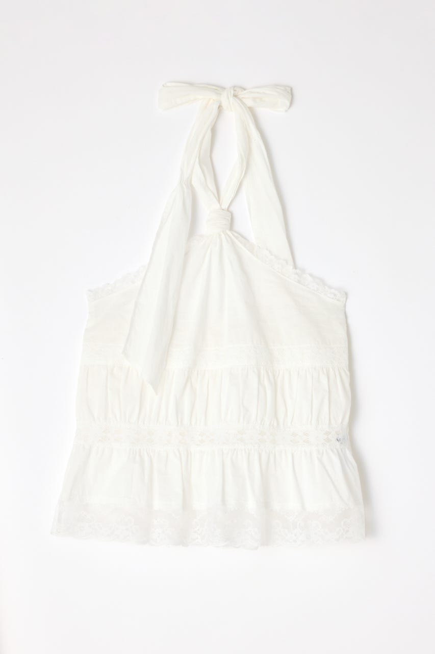 LAGUA GEM | HALTER NECK SOFT トップス (キャミソール ) |SHEL