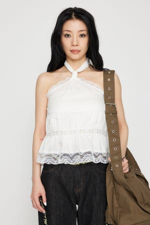 LAGUA GEM キャミトップス LAGUA GEM キャミソール HEM FLARE キャミトップス : ZOZOTOWN