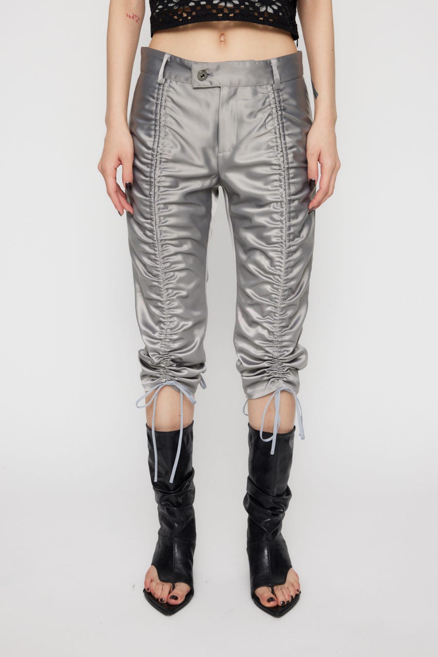 LAGUA GEM | SHIRRING CROPPED パンツ (パンツ ) |SHEL'TTER