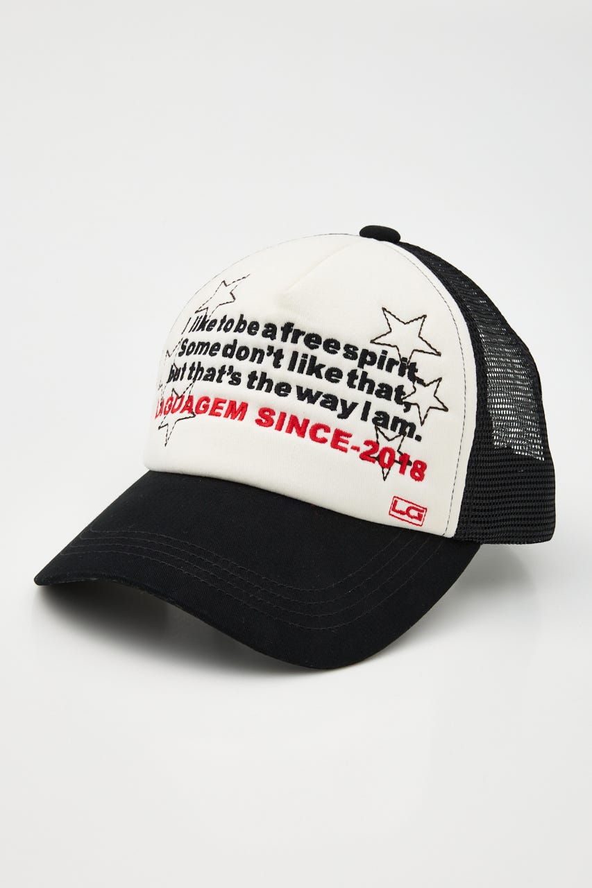 LAGUA GEM | LETTERING COTTON キャップ (帽子 ) |SHEL'TTER