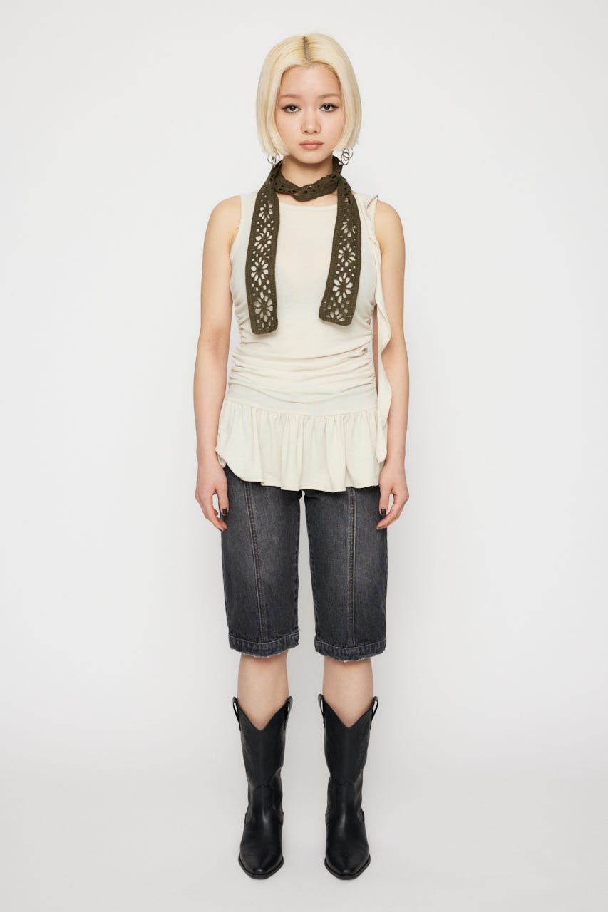 CRASH POINT FRILL チュニック　laguagem LAGUA GEM | CRASH POINT FRILL チュニック (タンクトップ