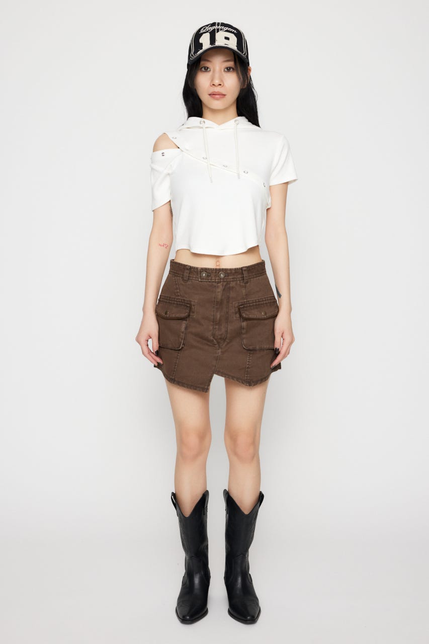 トップス mito Ring LAGUA GEM | RING BUTTON HOODIE トップス (Tシャツ・カットソー