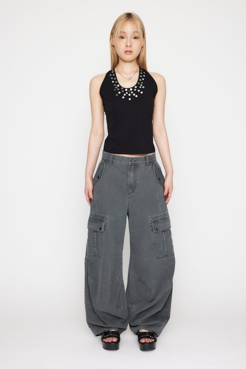 LAGUA GEM | SHELL BUTTON タンクトップ (タンクトップ ) |SHEL