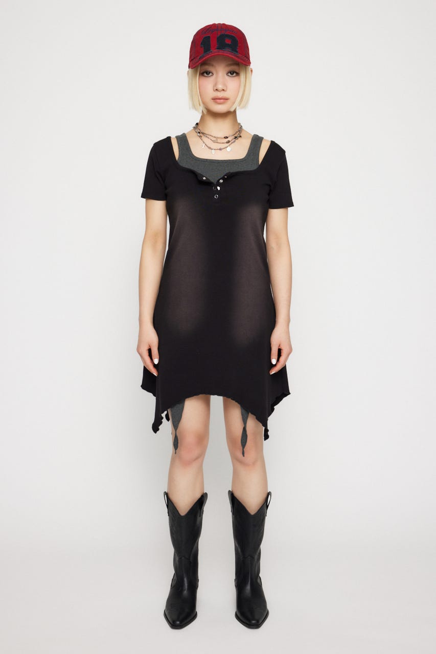 LAGUAGEM ミニワンピース セール】SOLID POCKET ミニワンピース（ワンピース）｜LAGUA GEM