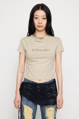 LAGUAGEM LOW WAIST CRASH FLARE デニム LAGUA GEM | LOW WAIST CRASH FLARE デニム (フレア ) |SHEL