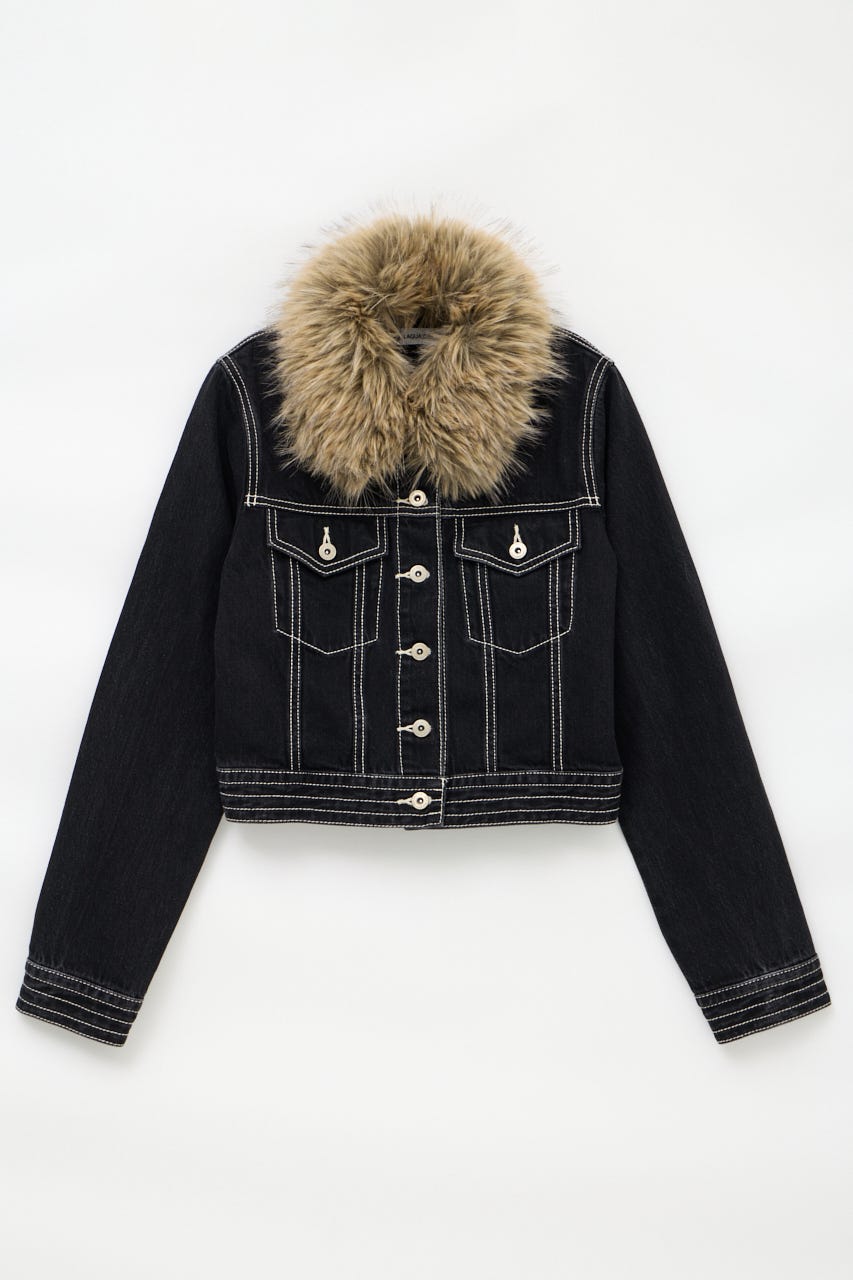 STITCH COMPACT DENIM ジャケット BLK S
