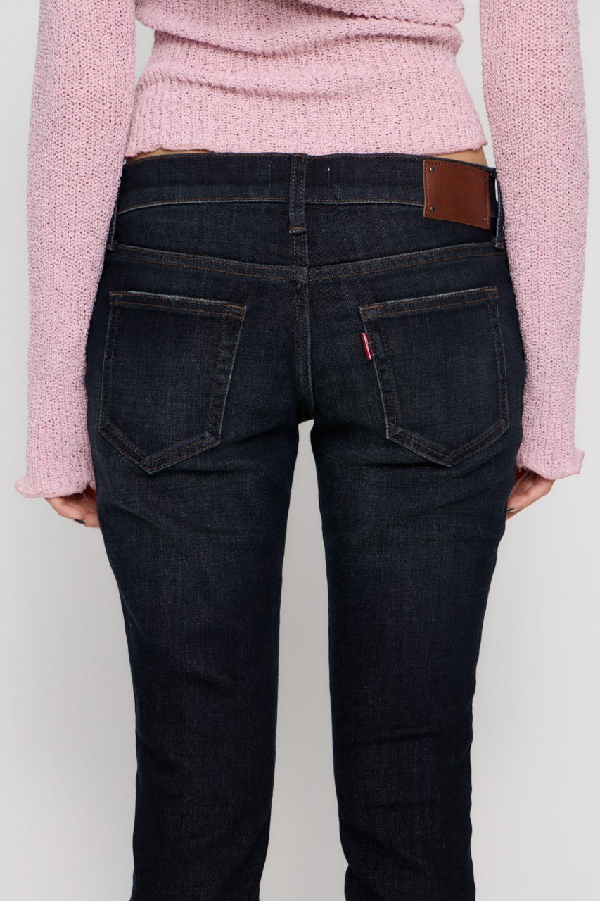 ORCUS LOW WAIST スキニー BLU 22inch