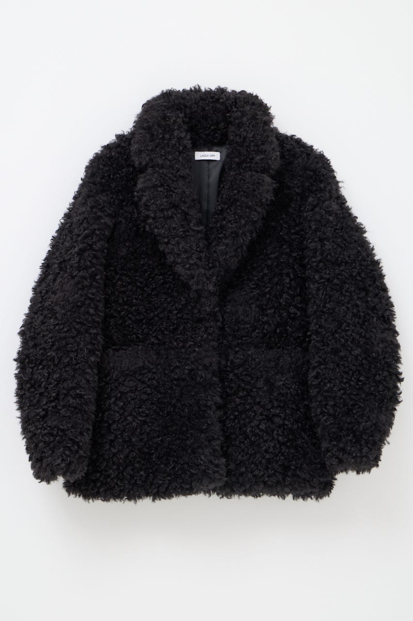 FAUX FUR TAILOR  ジャケット BLK F