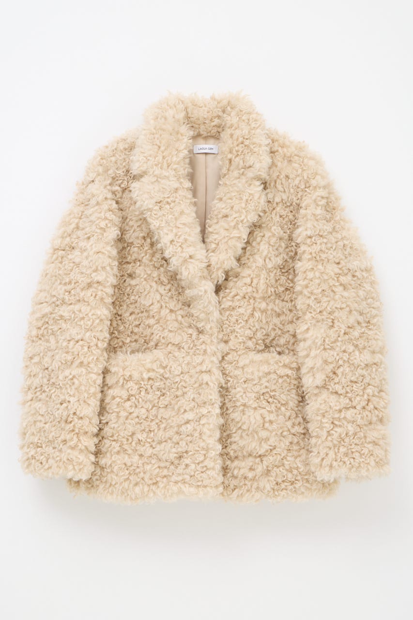 FAUX FUR TAILOR  ジャケット O/WHT F