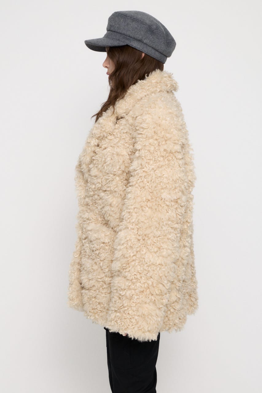 FAUX FUR TAILOR  ジャケット O/WHT F
