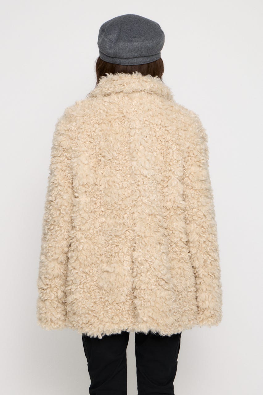 FAUX FUR TAILOR  ジャケット O/WHT F