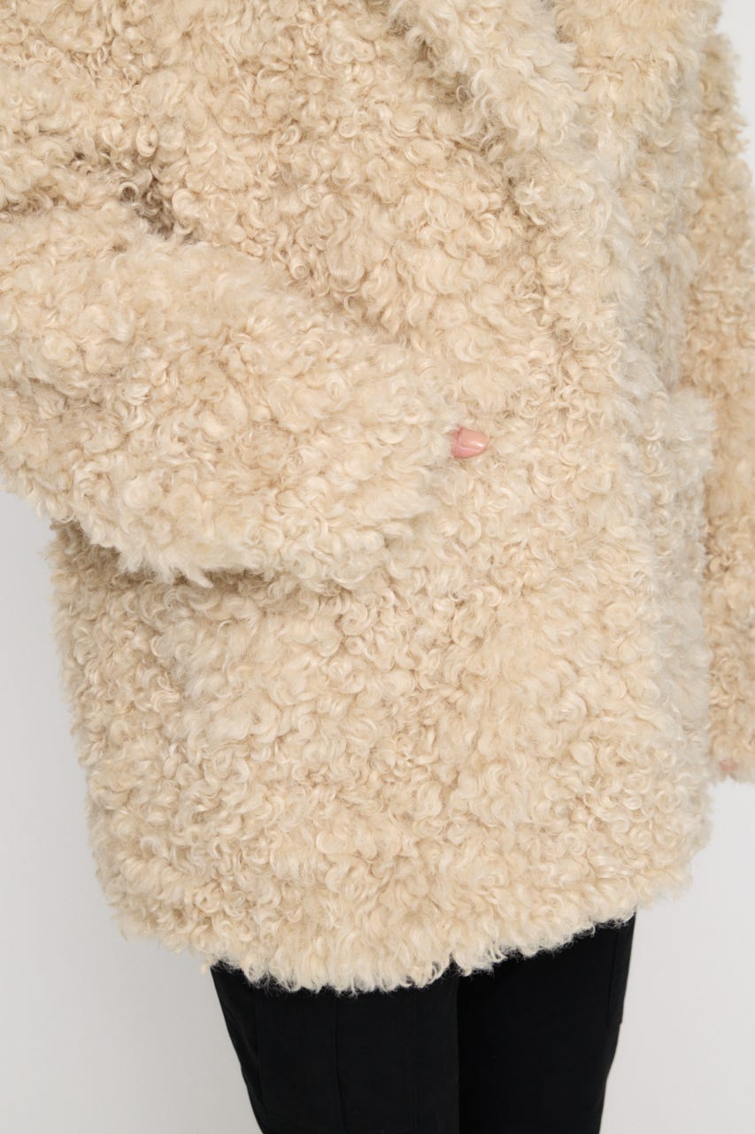 FAUX FUR TAILOR  ジャケット O/WHT F
