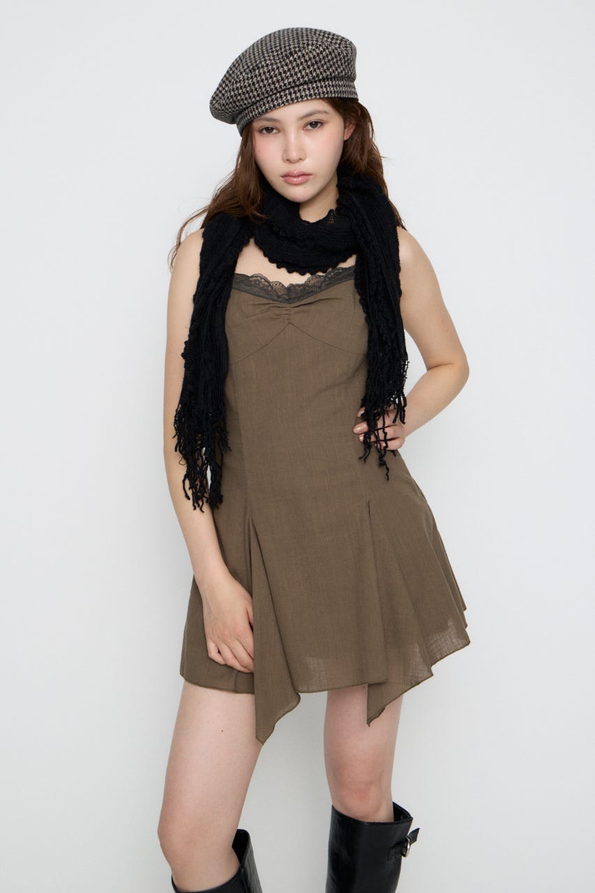 COTTON LACE CAMI チュニック KHA S