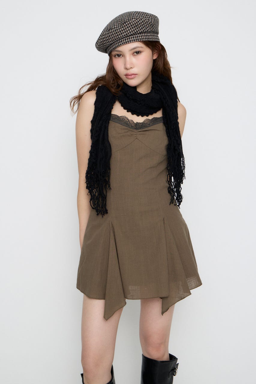 COTTON LACE CAMI チュニック KHA S