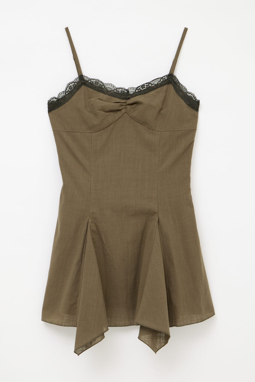 COTTON LACE CAMI チュニック KHA S