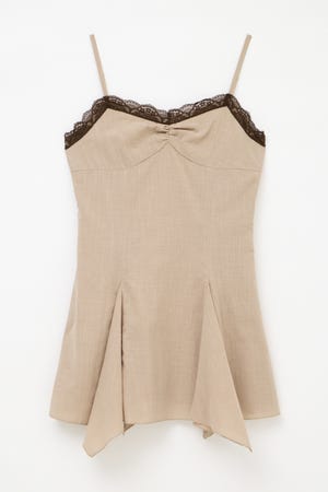 COTTON LACE CAMI チュニック