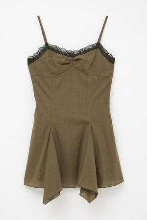 COTTON LACE CAMI チュニック