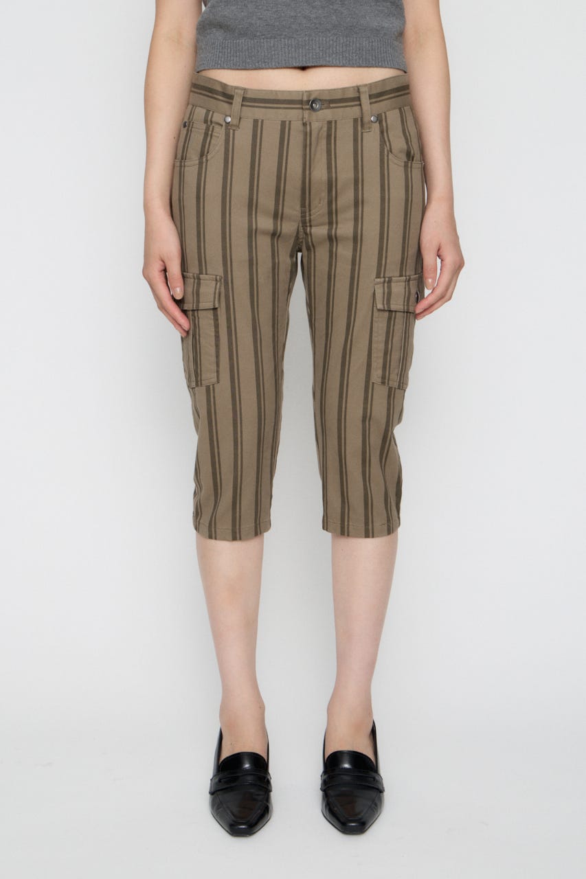COTTON POCKET CAPRI パンツ BEG S