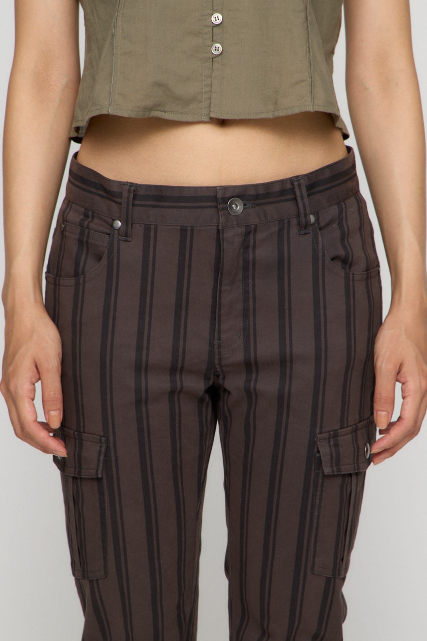 COTTON POCKET CAPRI パンツ C.GRY XS