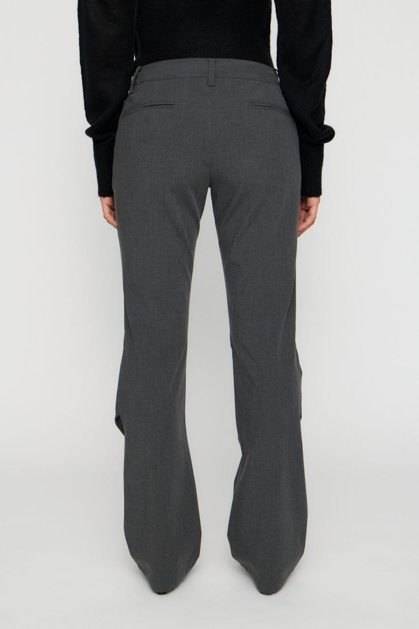 PLEATS LAYERED 2PIECE パンツ GRY S