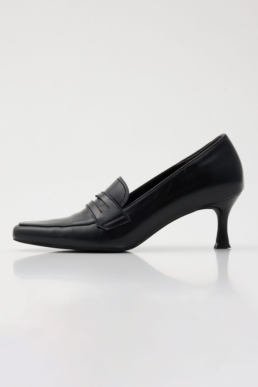 SQUARE LOAFER パンプス BLK M