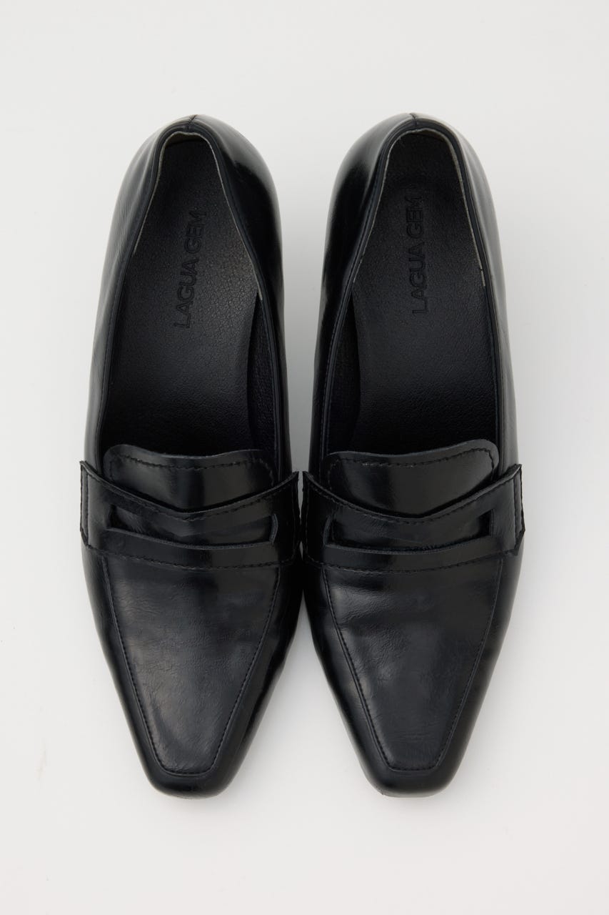 SQUARE LOAFER パンプス BLK M