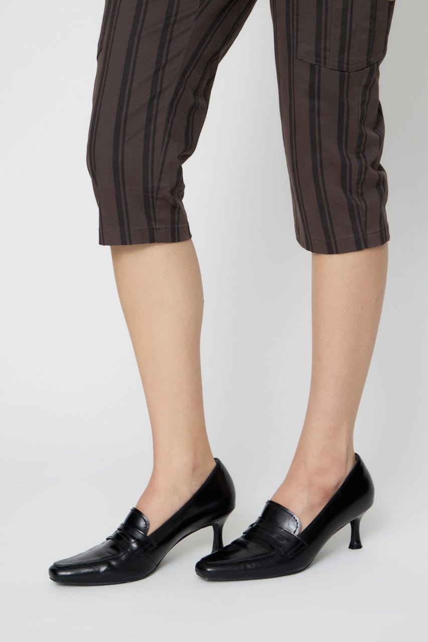 SQUARE LOAFER パンプス BLK M