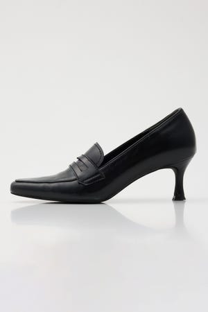 SQUARE LOAFER パンプス