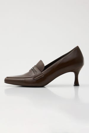 SQUARE LOAFER パンプス