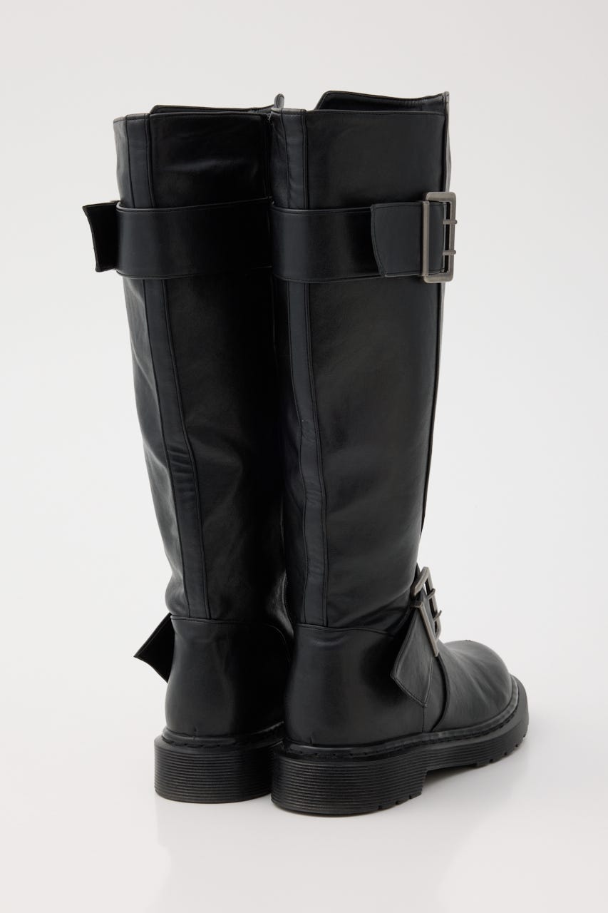 BELTED LONG ブーツ BLK S