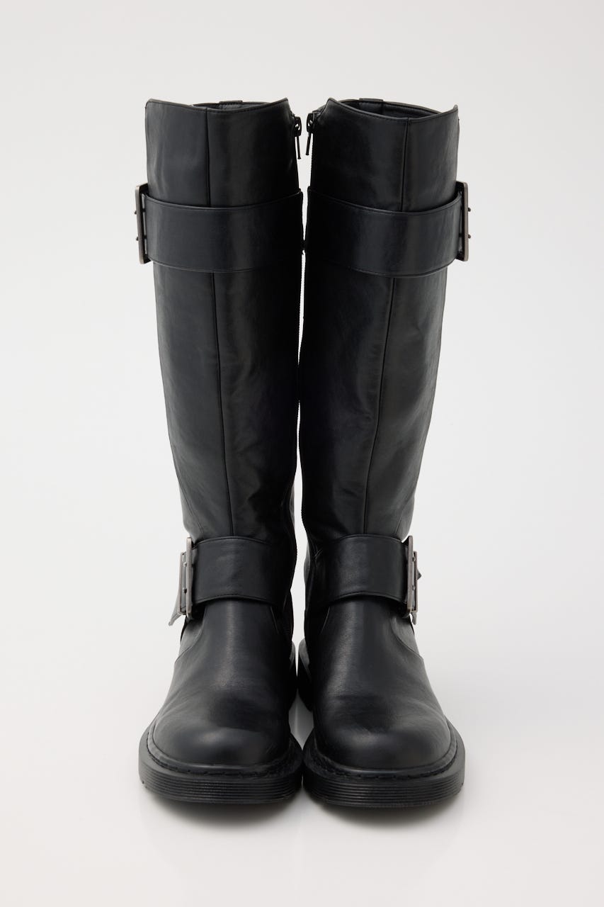 BELTED LONG ブーツ BLK S