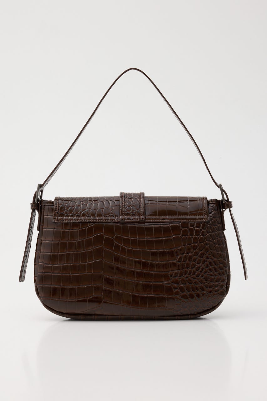FAUX CROCO COVER バッグ BRN FREE