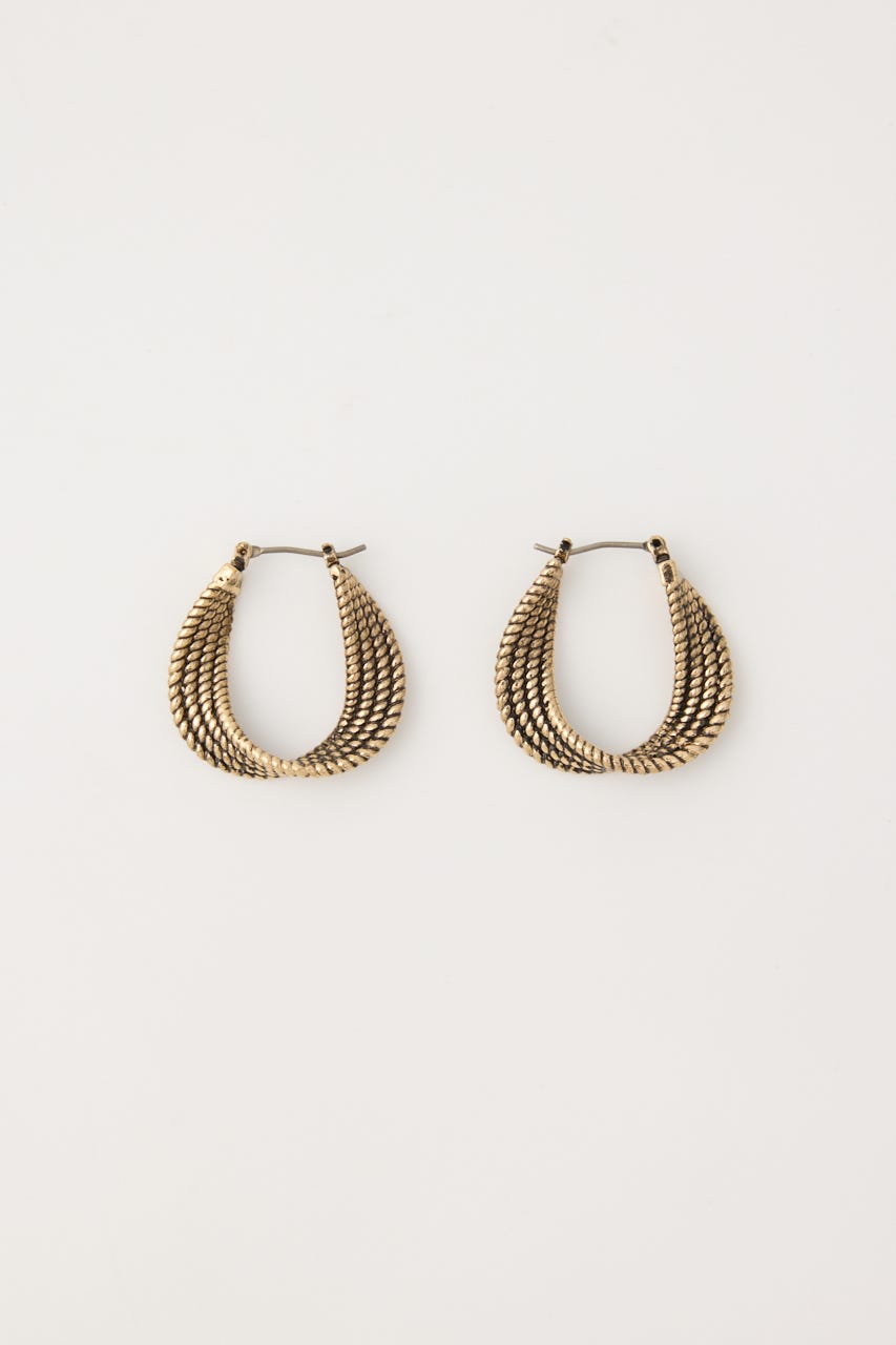 VINTAGE TWISTED ピアス GLD FREE