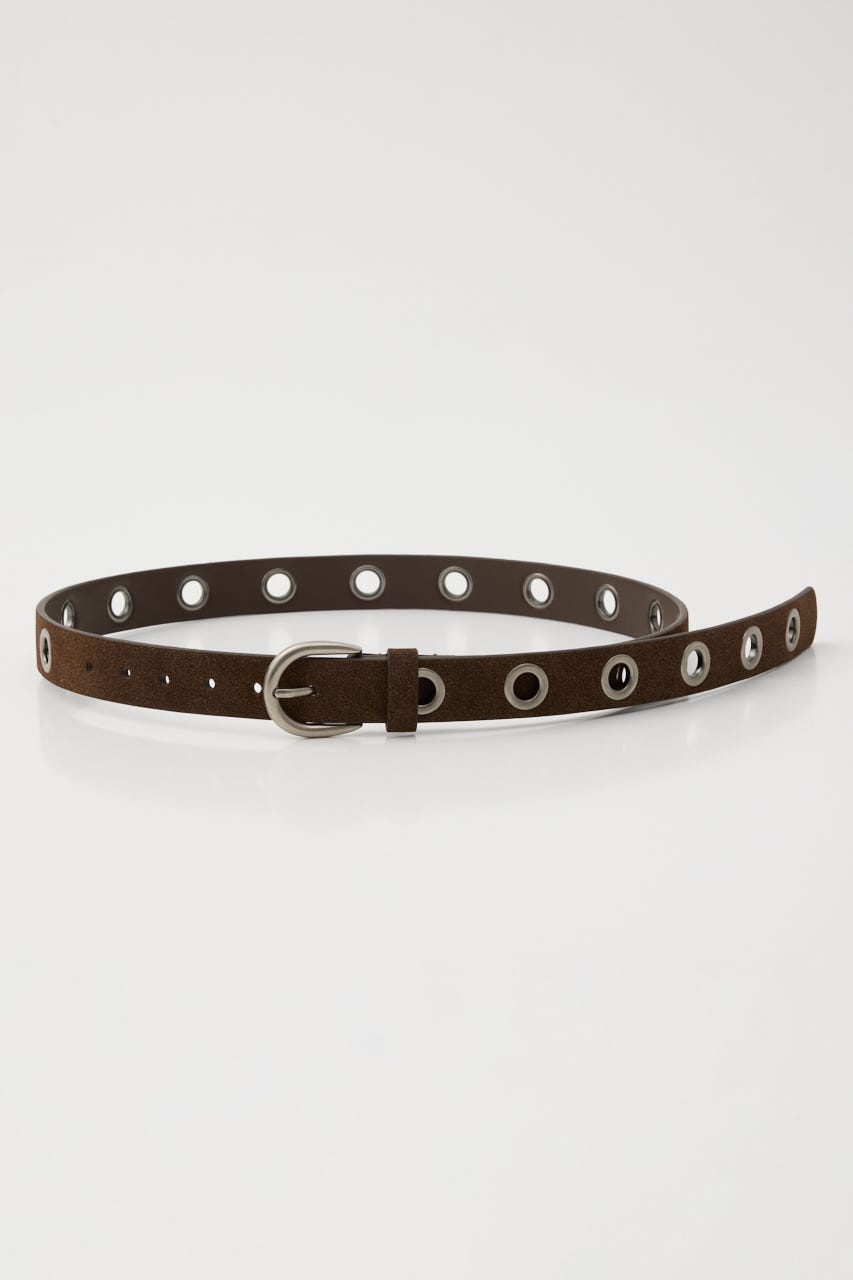 EYELET THIN ベルト BRN FREE