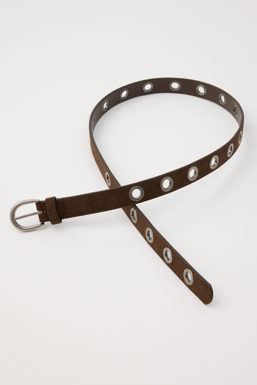 EYELET THIN ベルト BRN FREE