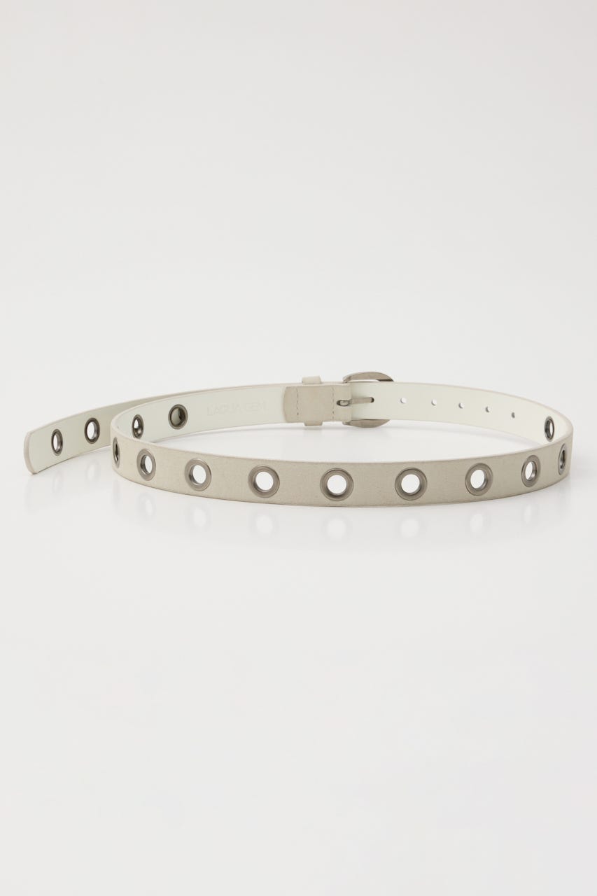 EYELET THIN ベルト WHT FREE
