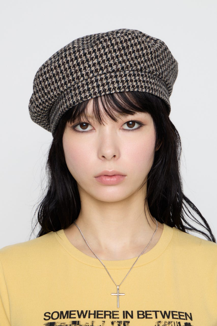 HOUNDSTOOTH CLASSIC ベレー BRN FREE