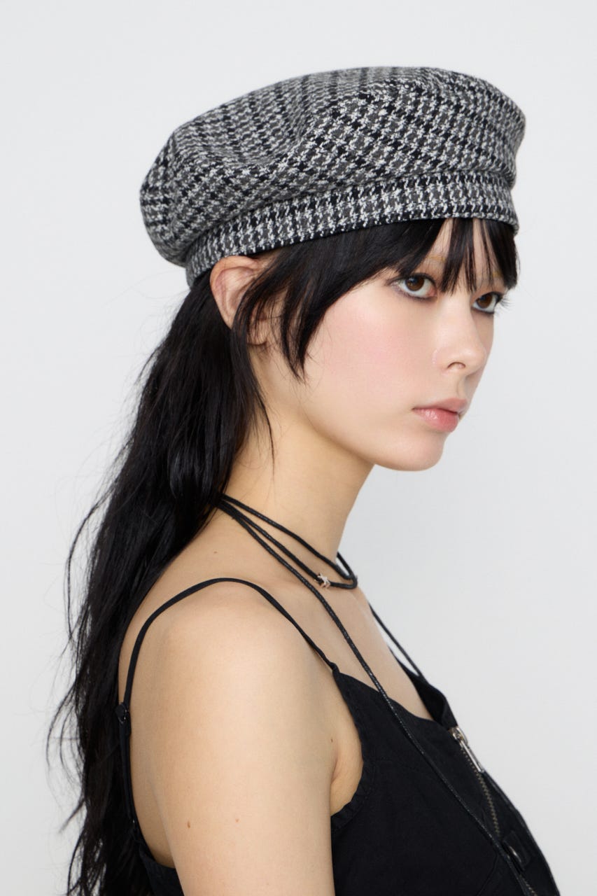 HOUNDSTOOTH CLASSIC ベレー GRY FREE
