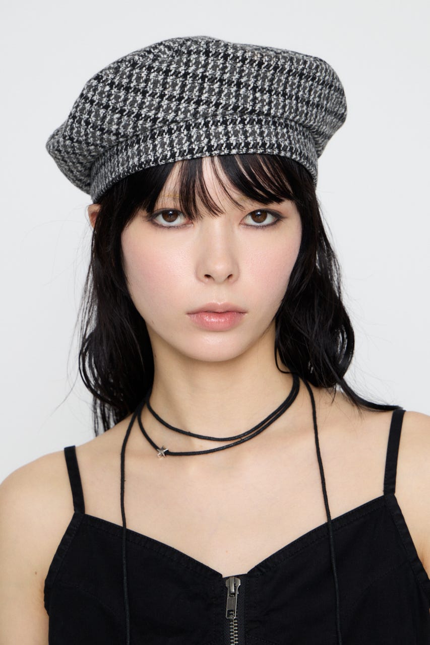 HOUNDSTOOTH CLASSIC ベレー GRY FREE