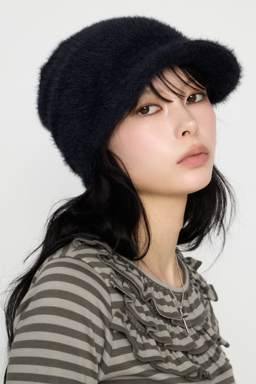NAP KNIT キャップ BLK FREE