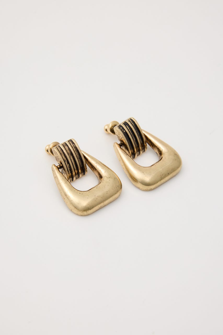 BUCKLE LIKE ピアス GLD FREE