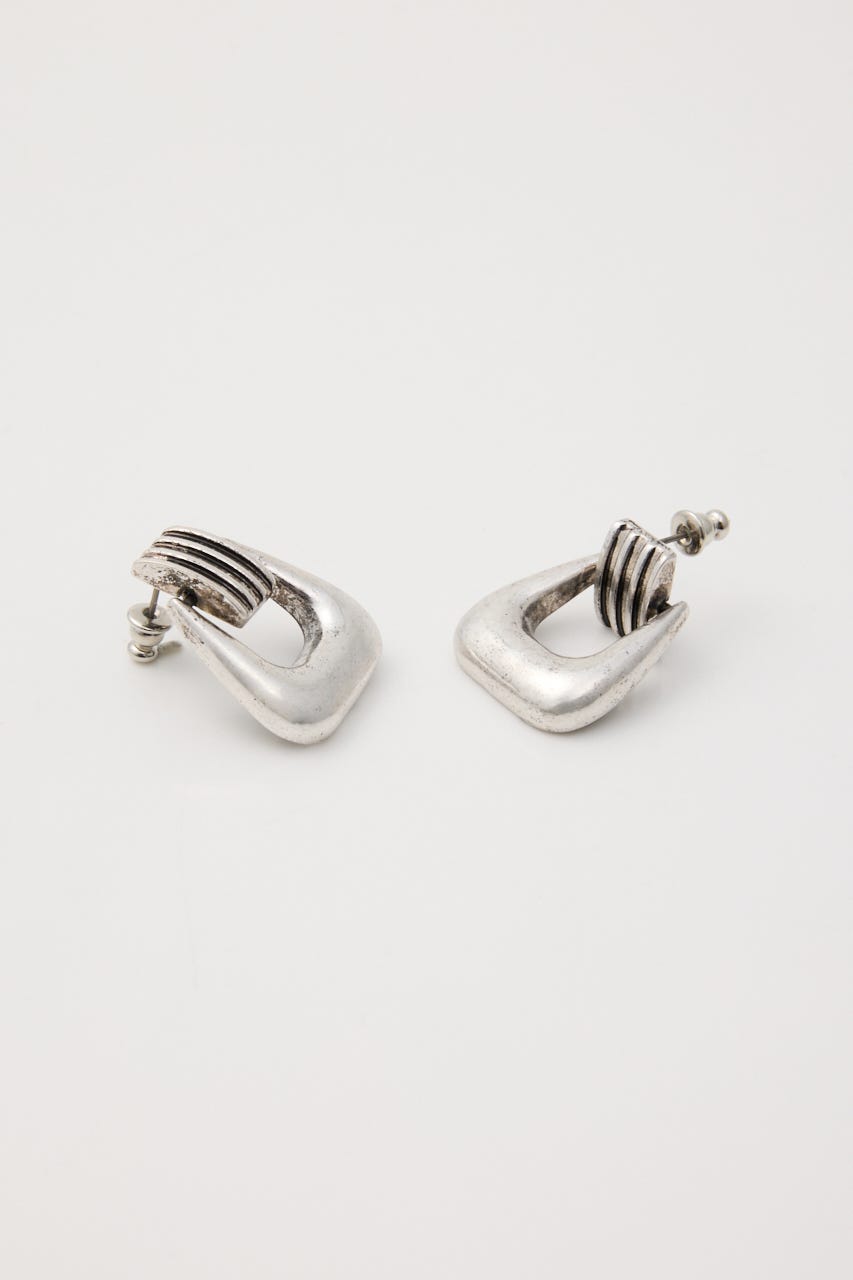 BUCKLE LIKE ピアス SLV FREE