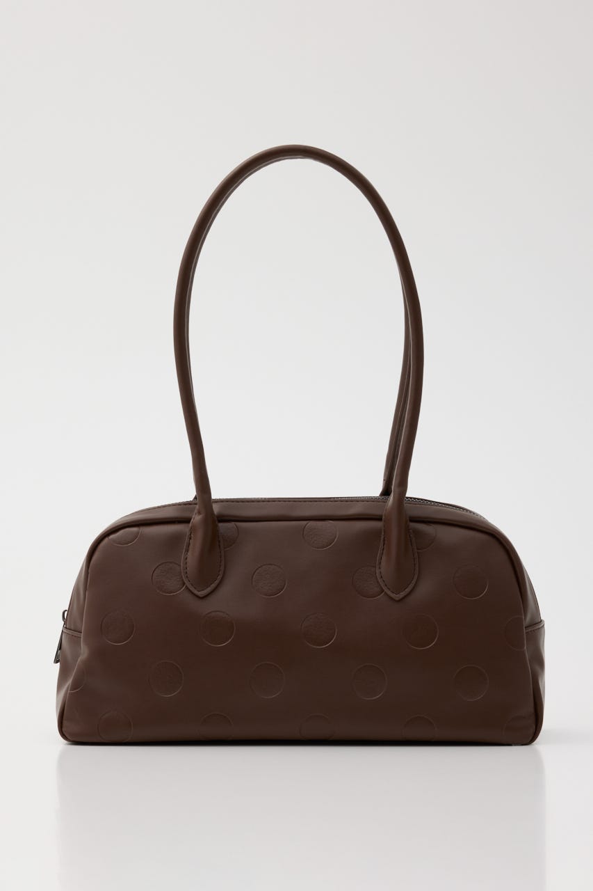 DOT EMBOSSED バッグ BRN FREE