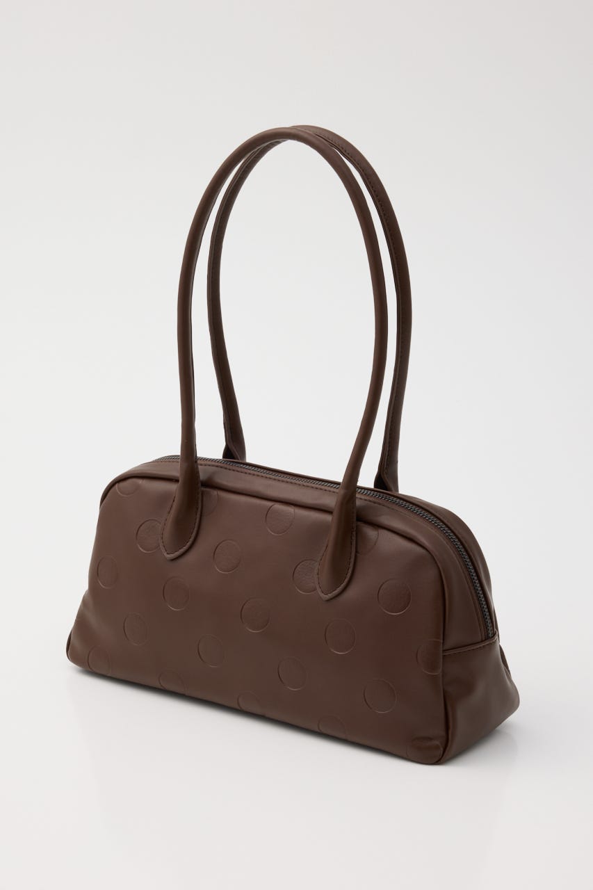 DOT EMBOSSED バッグ BRN FREE