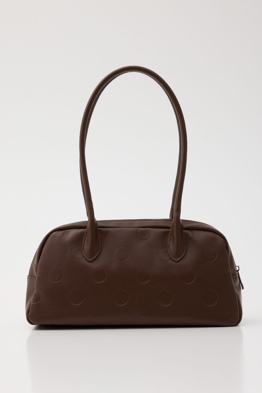 DOT EMBOSSED バッグ BRN FREE