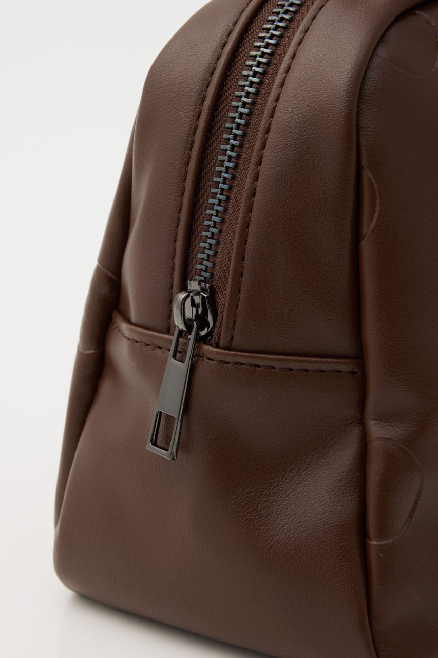 DOT EMBOSSED バッグ BRN FREE