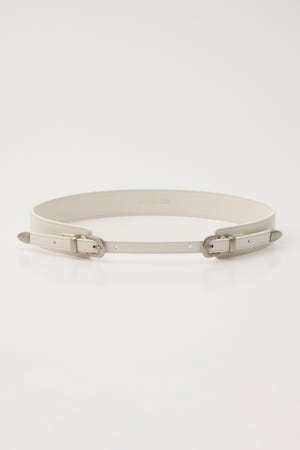 TWO BUCKLE ベルト