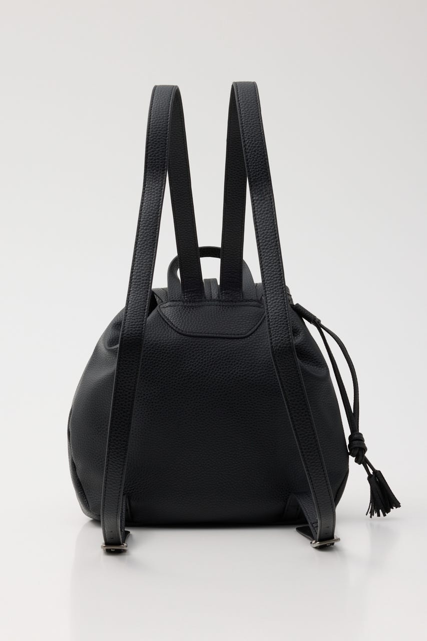 FAUX LEATHER DRAWSTRING バックパック BLK FREE