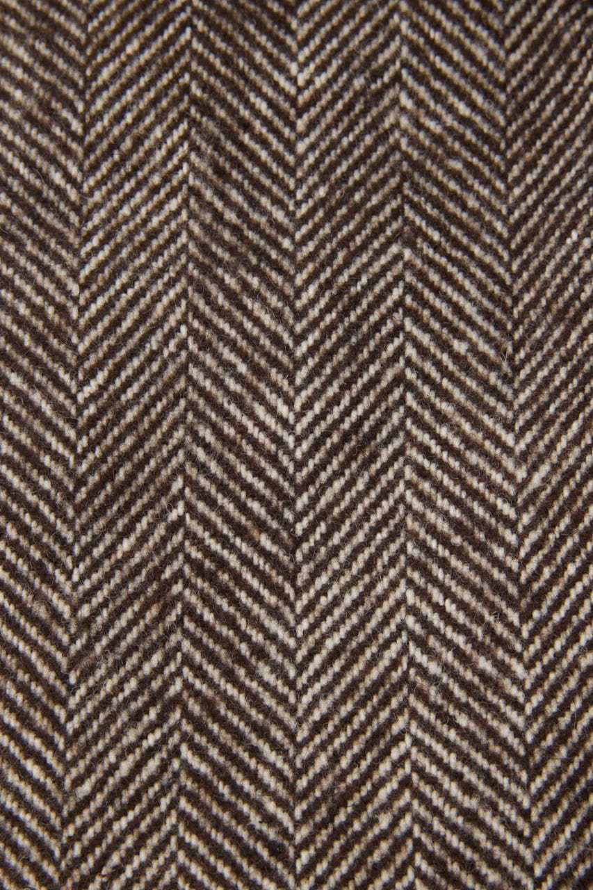 HERRINGBONE FLIGHT キャップ BRN FREE